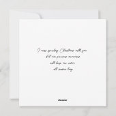 Vrolijk kerstfeest vanuit de Paradise Holiday Kaar Feestdagenkaart (Achterkant)