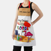 Vrolijk kerstfeest vanuit de sjabloon van Florida, Schort (Insitu)