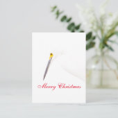 Vrolijk kerstfeest vanuit een gret feestdagenkaart (Staand voorkant)