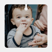 Vrolijk kerstfeest vanuit Elmo Metalen Ornament (Achterkant)