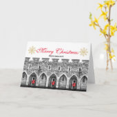 Vrolijk kerstfeest vanuit Engelstalige kaart (Gele Bloem)