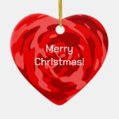 Vrolijk kerstfeest vanuit het hart Ornament (Voorkant)