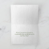 Vrolijk kerstfeest vanuit het land Bluffton SC Feestdagen Kaart (Binnen)