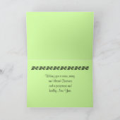 Vrolijk kerstfeest vanuit Kansas Feestdagen Kaart (Binnen)