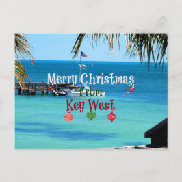 Vrolijk kerstfeest vanuit Key West Feestdagenkaart