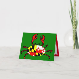 Vrolijk kerstfeest vanuit Maryland Feestdagen Kaart