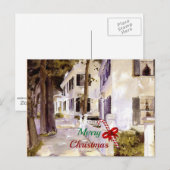 Vrolijk kerstfeest vanuit Nantucket Briefkaart (Voorkant / Achterkant)