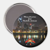 Vrolijk kerstfeest vanuit Nashville Magneet (Voorkant / Achterkant)
