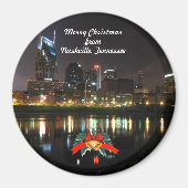 Vrolijk kerstfeest vanuit Nashville Magneet (Voorkant)