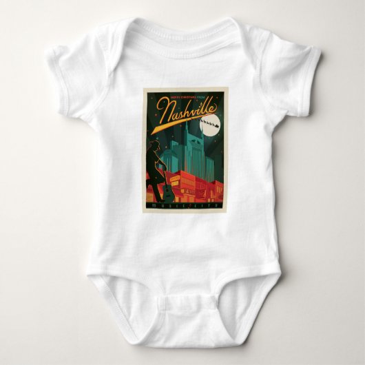 Vrolijk kerstfeest vanuit Nashville Romper (Voorkant)