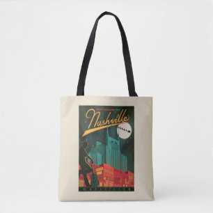 Vrolijk kerstfeest vanuit Nashville Tote Bag