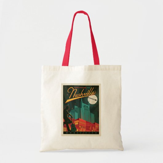 Vrolijk kerstfeest vanuit Nashville Tote Bag (Voorkant)
