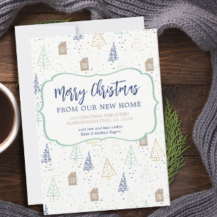 Vrolijk kerstfeest vanuit New Home Scandinavian Fo Aankondiging