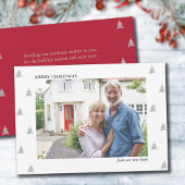 Vrolijk kerstfeest vanuit New Home Simple Photo Mo Aankondiging