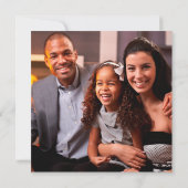 Vrolijk kerstfeest vanuit ons huis naar uw foto kaart (Achterkant)