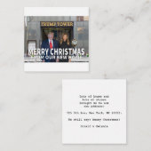 Vrolijk kerstfeest vanuit ons nieuwe thuis informatiekaartje (Voorkant / Achterkant)