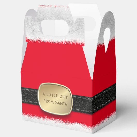 Vrolijk kerstfeest vanuit Santa Red Bedankdoosjes (Geopend)