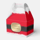 Vrolijk kerstfeest vanuit Santa Red Bedankdoosjes (Voorkant Zijde)