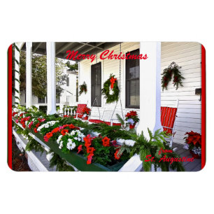 Vrolijk kerstfeest vanuit Sunny St Augustine Flori Magneet