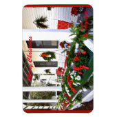 Vrolijk kerstfeest vanuit Sunny St Augustine Flori Magneet (Verticaal)