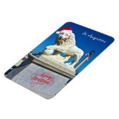 Vrolijk kerstfeest vanuit Sunny St Augustine Flori Magneet (Linkerzijde)