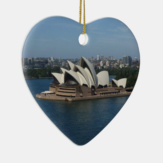 vrolijk kerstfeest vanuit Sydney Keramisch Ornament (Rechts)