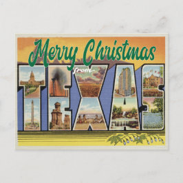 Vrolijk kerstfeest vanuit Texas  Briefkaart