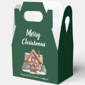 Vrolijk Kerstfeest Vastgoedbedrijf Green Party Bedankdoosjes (Open)