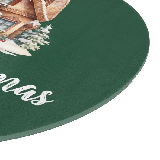 Vrolijk Kerstfeest Vastgoedbedrijf Green Party Snijplank (Hoek)