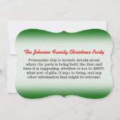 "Vrolijk kerstfeest!" + Vele Musical Notes Patroon Kaart (Achterkant)