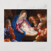 Vrolijk kerstfeest. Verhoging van de schaaphersen Feestdagenkaart (Voorkant)