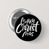 Vrolijk kerstfeest Verklaring Christelijk Jesus Ronde Button 5,7 Cm (Voorkant /achterkant)