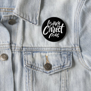 Vrolijk kerstfeest Verklaring Christelijk Jesus Ronde Button 5,7 Cm