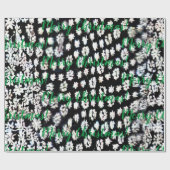 Vrolijk kerstfeest! Verpakkingspapier Cadeaupapier (Vlak)