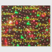 Vrolijk kerstfeest! Verpakkingspapier Cadeaupapier (Vlak)