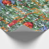 Vrolijk kerstfeest! Verpakkingspapier Cadeaupapier (Hoek)