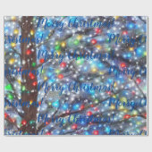 Vrolijk kerstfeest! Verpakkingspapier Cadeaupapier (Vlak)