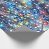 Vrolijk kerstfeest! Verpakkingspapier Cadeaupapier (Hoek)