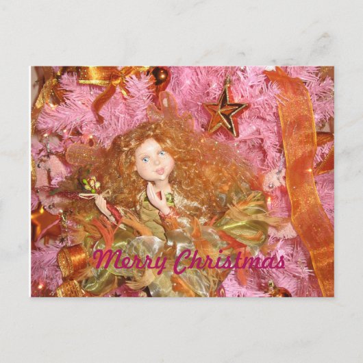 Vrolijk kerstfeest...Verzonden met liefde Feestdagenkaart (Voorkant)