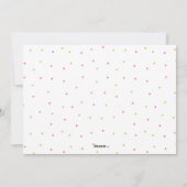 "Vrolijk kerstfeest" Vette en kleurrijke vakantie Feestdagenkaart (Achterkant)