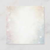 Vrolijk kerstfeest! vierkante visitekaartje (Achterkant)