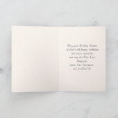 Vrolijk kerstfeest. Vintage KerstAngel Feestdagen Kaart (Binnen)