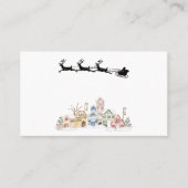 Vrolijk kerstfeest visitekaartje (Voorkant)