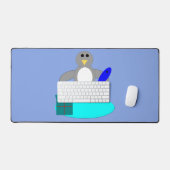 Vrolijk kerstfeest Vissen Penguin Bureaumat (Keyboard & Muis)