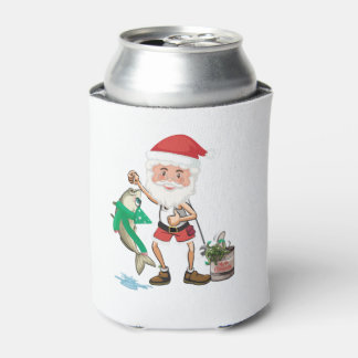 Vrolijk kerstfeest Vist liefhebbers Blikjeskoeler