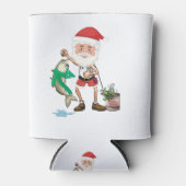 Vrolijk kerstfeest Vist liefhebbers Blikjeskoeler (Voorkant)