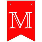 Vrolijk kerstfeest vlaggetjes (Eerste vlag)