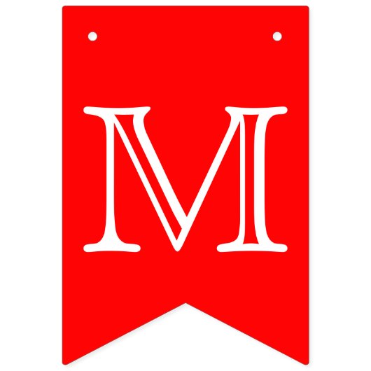 Vrolijk kerstfeest vlaggetjes (Eerste vlag)