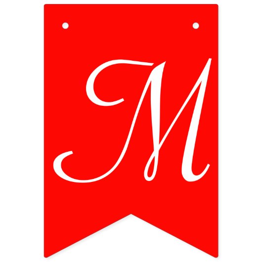 Vrolijk kerstfeest vlaggetjes (Tweede vlag)