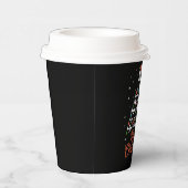 Vrolijk Kerstfeest Vliegtuigboom Vakantie Papieren Bekers (Rechts)